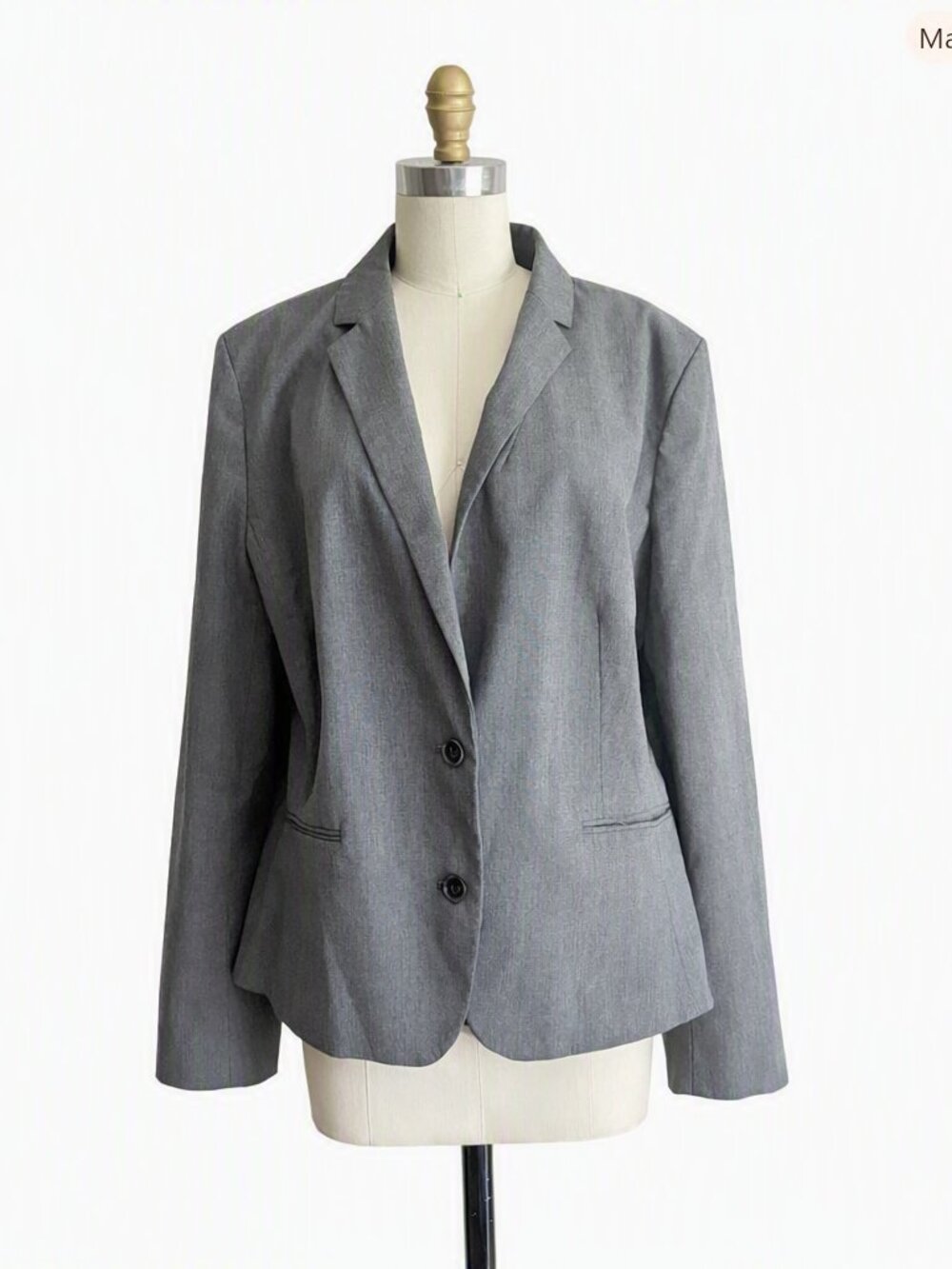 Ann Taylor Factory Gray Blazer Size 16